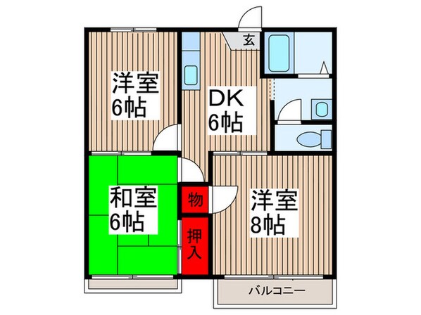 サニ－コ－ポラスの物件間取画像